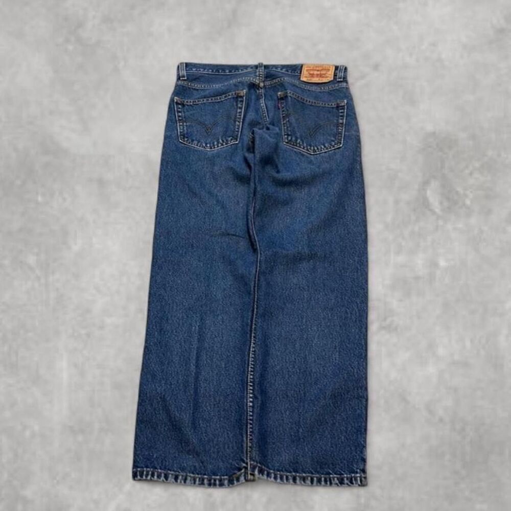 Levi-s Men's Blue and Navy Jeans